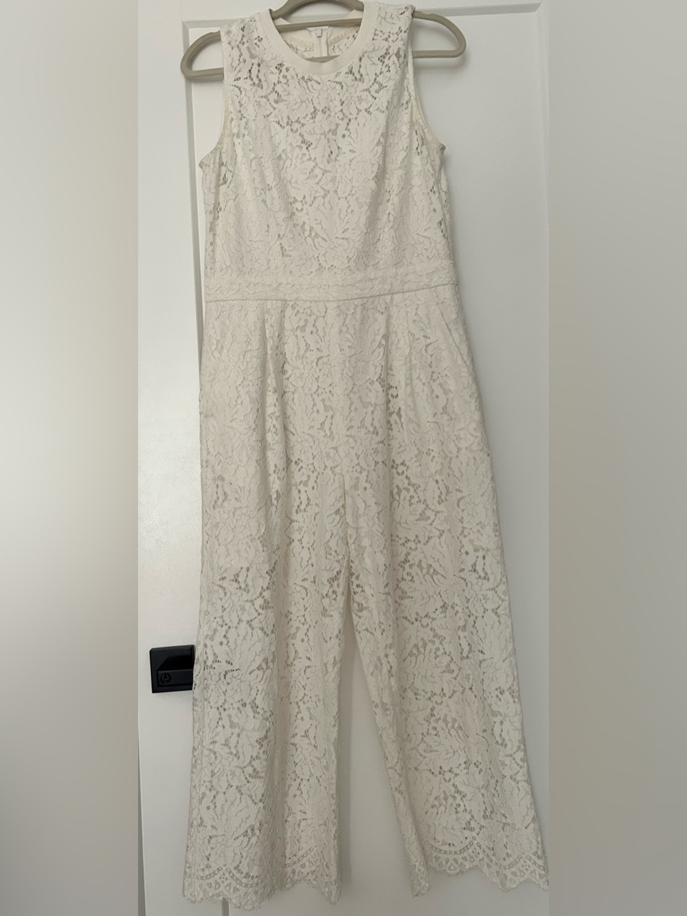 Cream Lace A-Line Women's Skirt